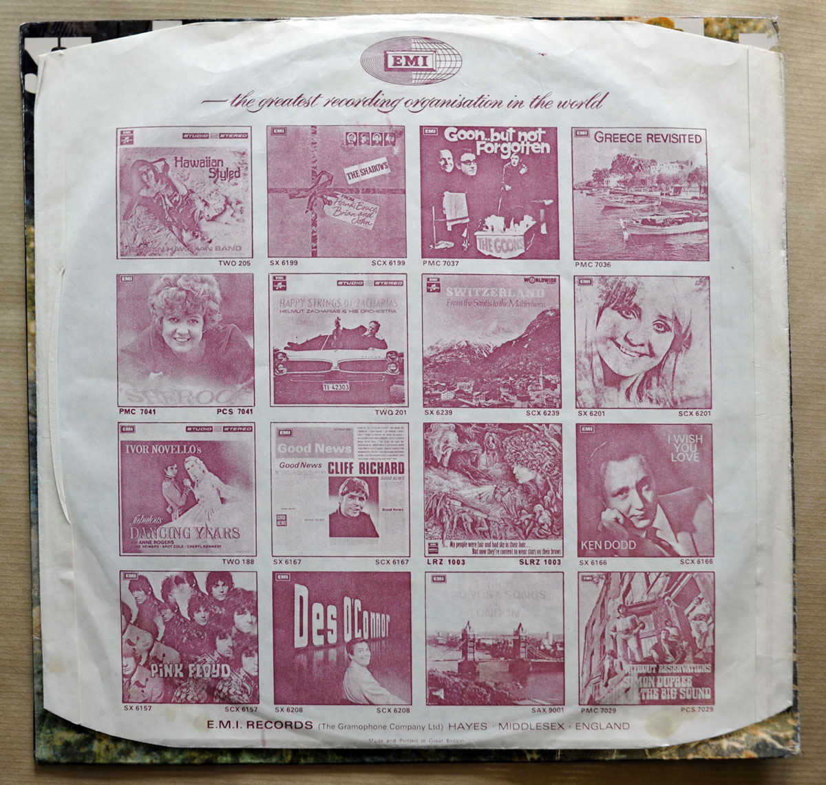 High Resolution Photo #4 PINK FLOYD Saucerful Secrets UK3 